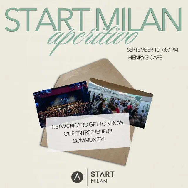 Get to Know us at START Milan Aperitivo