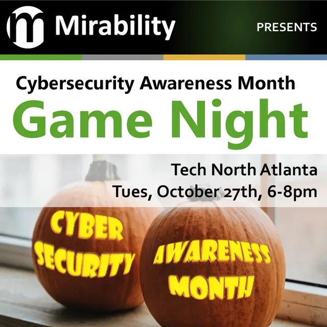 Cybersecurity Awareness Month Game Night