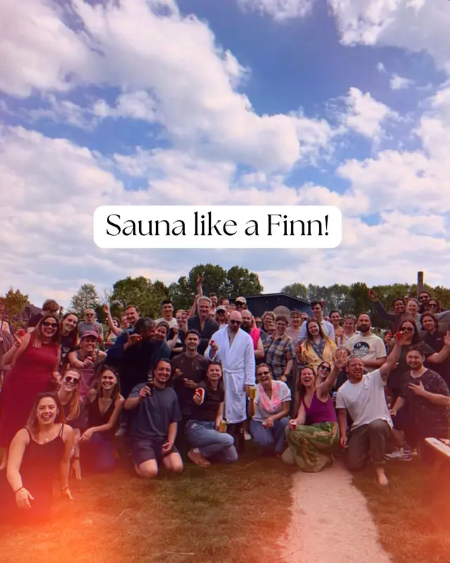 Sauna like a Finn 🇫🇮 Autumn Sauna in Leiden! 🍁