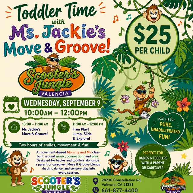 Move & Groove w/ Ms Jackie @ Scooters Jungle