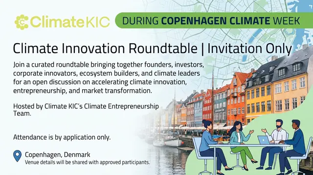 Climate Innovation Roundtable | Invitation Only