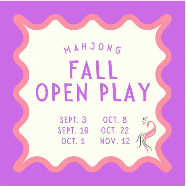 Sept. 10 - Mahjong Night