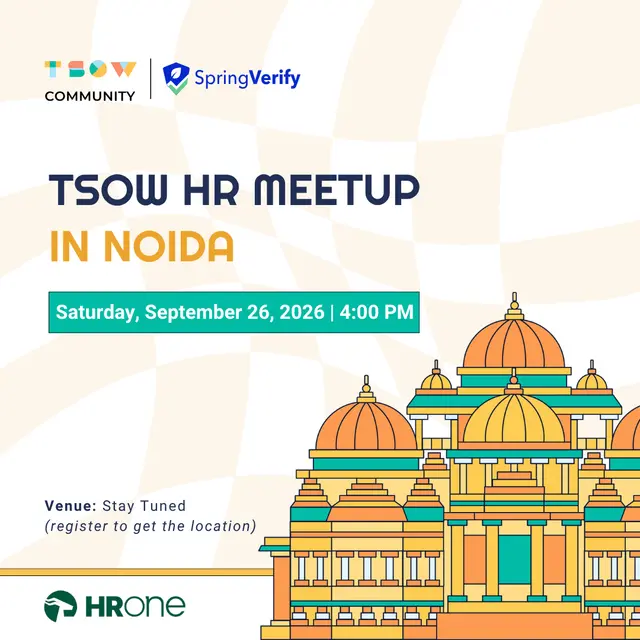 TSOW HR Meetup in Noida