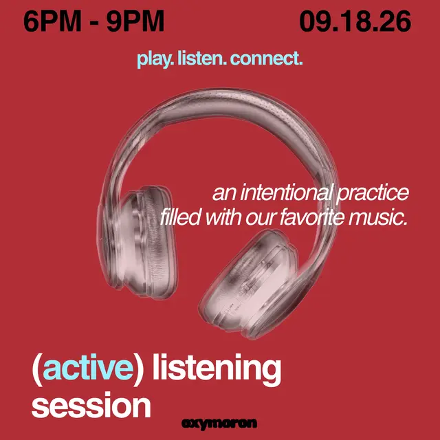 (active) listening session