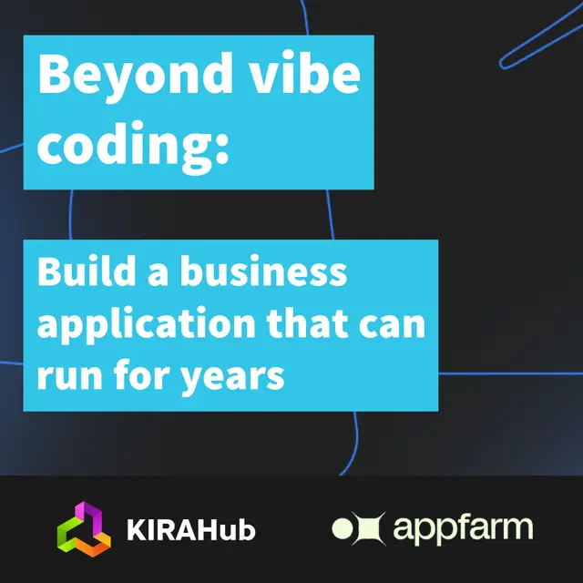 Beyond vibe coding: Build a business application that can run for years