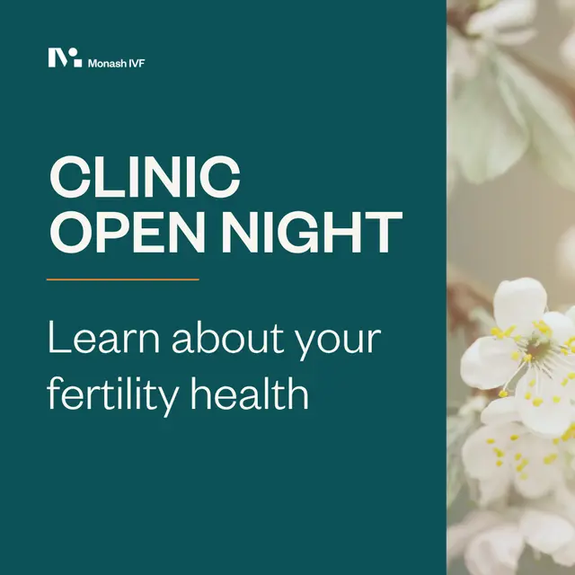 Clinic Open Night & Learn about your Fertility Health | Monash IVF Penrith
