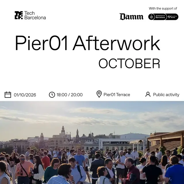 Afterwork by Tech Barcelona | Back to Pier01's Terrace