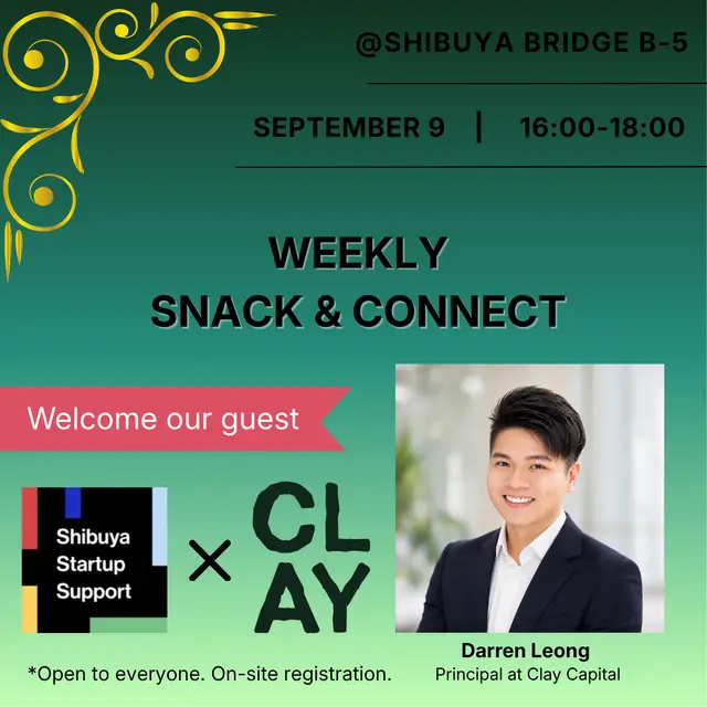 Weekly Snack & Connect in collaboration with Darren Leong