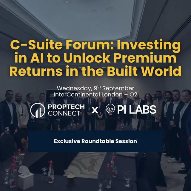 C-Suite Forum: Investing in AI to Unlock Premium Returns in the Built World - Roundtable