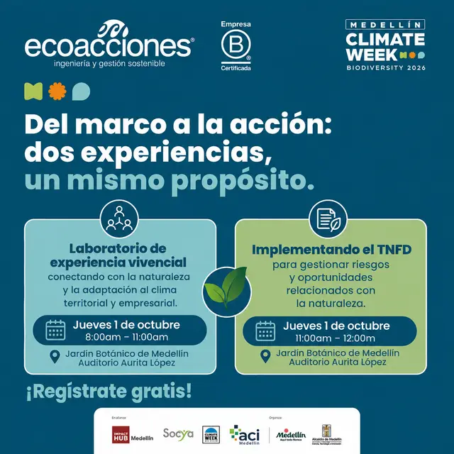 Laboratorio vivencial: Naturaleza, clima, acción territorial y empresarial – Taller & Networking