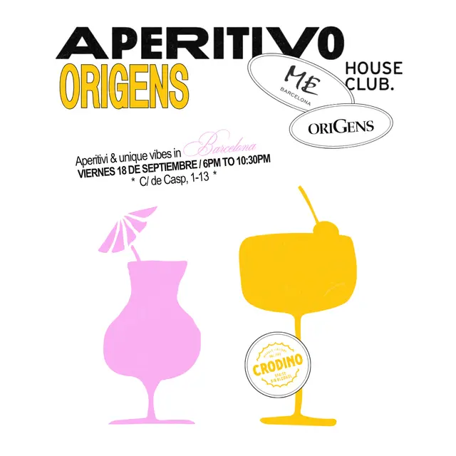 APERITIVO ORIGENS by Aperitivo House Club x ME Barcelona