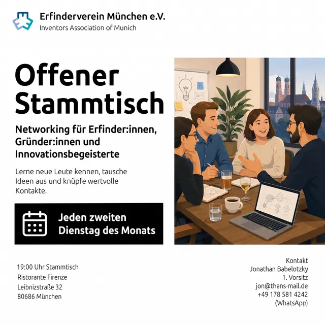 Erfinder Verein / Inventors Association (Monthly Meetup)