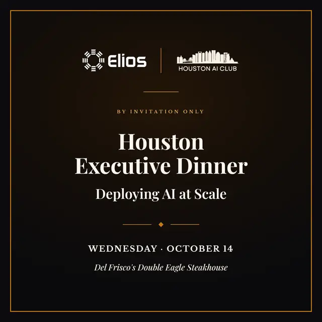 Houston Executive Dinner: Deploying AI at Scale