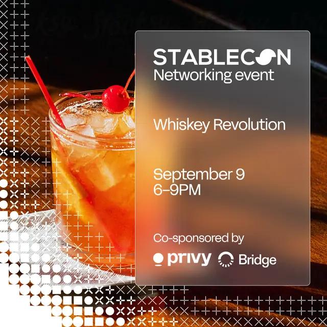 Happy Hour with Privy and Bridge @ Stablecon USA