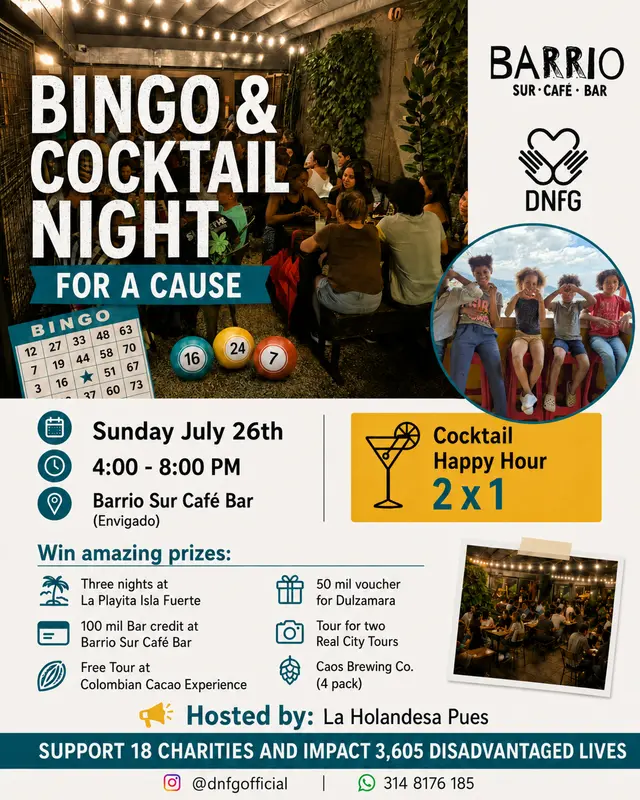 Bingo, cocktails & impact