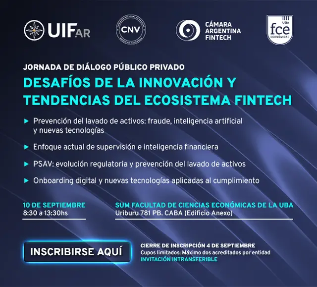 Jornada de diálogo público privado: desafíos de la innovación y tendencias del ecosistema fintech.