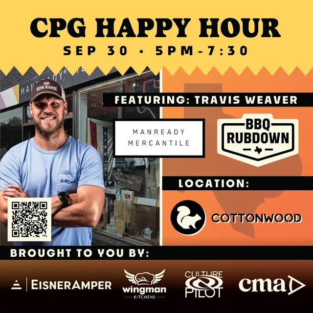 CPG Houston Happy Hour – Sep 30 w/ Travis Weaver