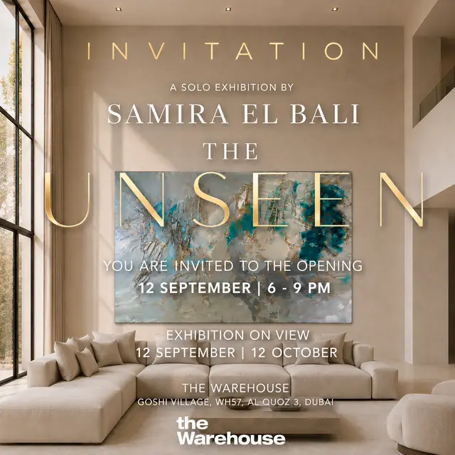 "The Unseen" solo opening exhibition by Samira El Bali