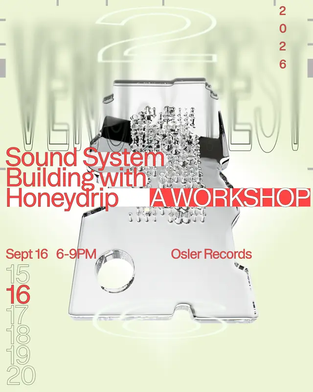 Sound System Building Workshop w/ Honeydrip