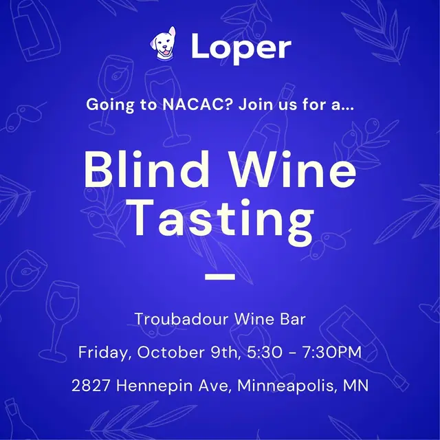 Blind Wine Tasting with Loper