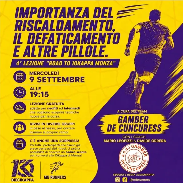 4° LEZIONE: IMPORTANZA DEL RISCALDAMENTO, DEFA E ALTRE PILLOLE.
