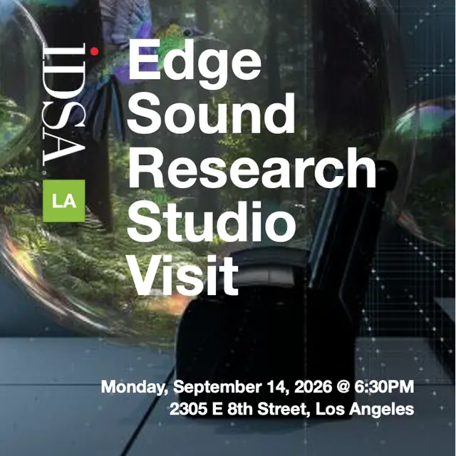 IDSA LA: Edge Sound Research Studio Visit