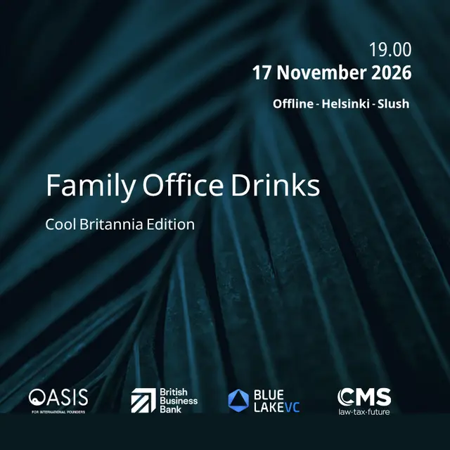 Blue Lake. Family Office Drinks