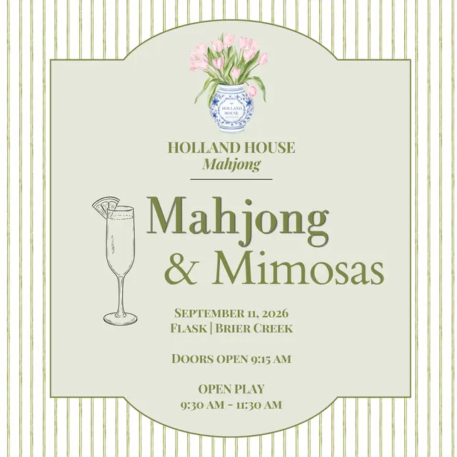 Mahjong & Mimosas | Holland House Mahjong