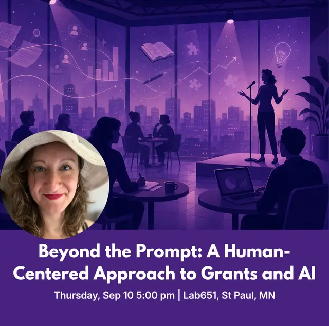 Beyond the Prompt: A Human-Centered Approach to Grants and AI