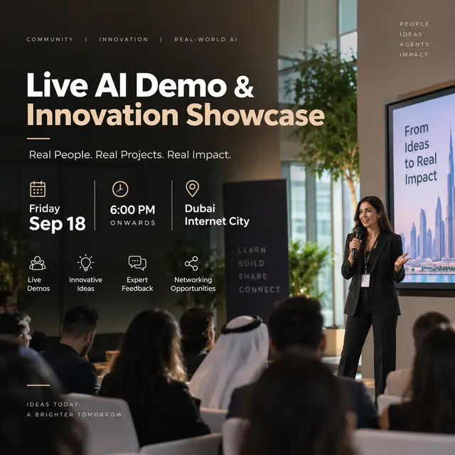Live AI Demo & Innovation Showcase