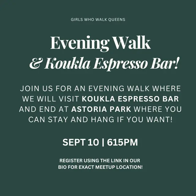 Evening Walk & Koukla Espresso Bar!