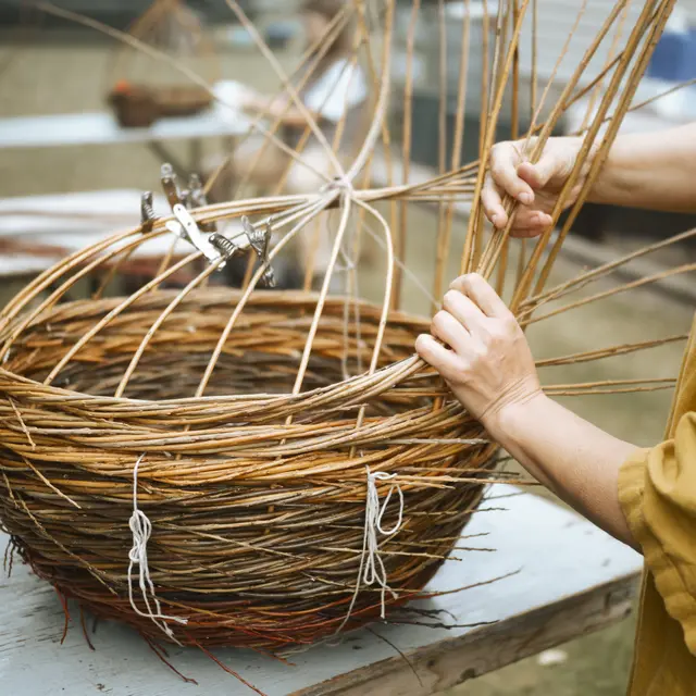 Weave and Nourish Weekend Retreat - Twisted Willow Basket