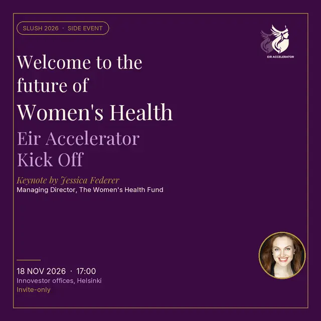 Welcome to the Future of Women’s Health: Eir Accelerator Kick-Off with Jessica Federer