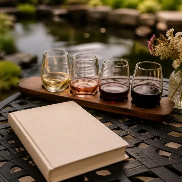 Pages by the Pond: reading & wine tasting