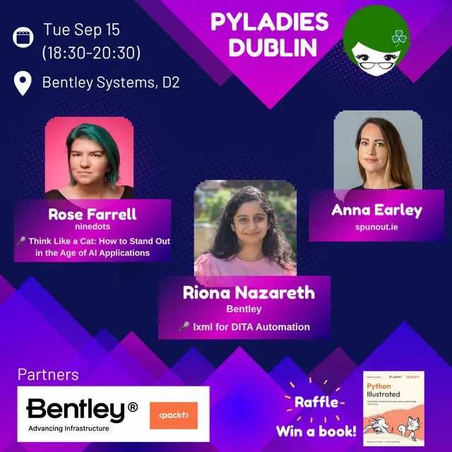 PyLadies Dublin Sep Meetup @ Bentley Systems