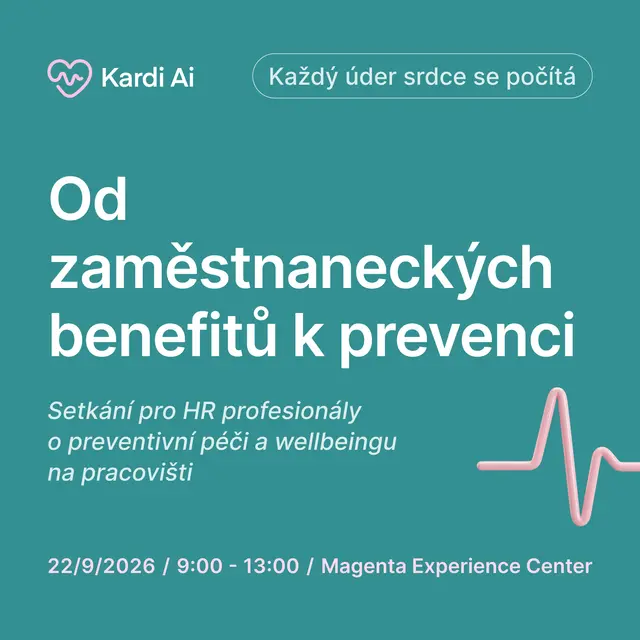 Každý úder srdce se počítá — Od zaměstnaneckých benefitů k prevenci