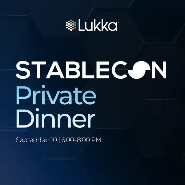 Stablecon Private Dinner Hosted by Lukka