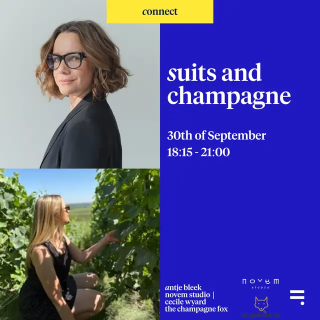 Where the art of tailoring meets the art of champagne
