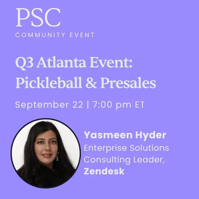 Q3 Atlanta Event: Pickleball & Presales