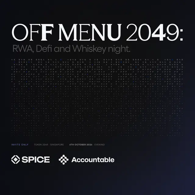 OFF MENU 2049: RWA, Defi and Whiskey night