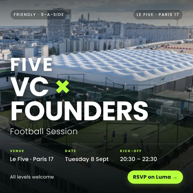 VC x Founders football - Paris 17
