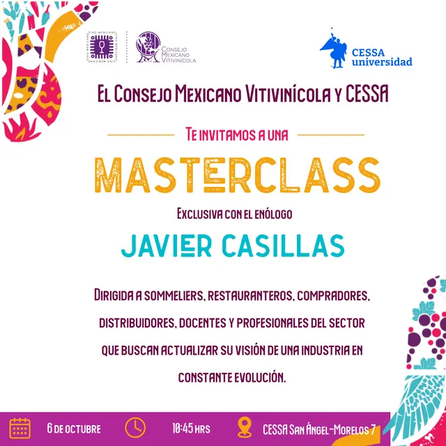 Masterclass "Vino Mexicano"