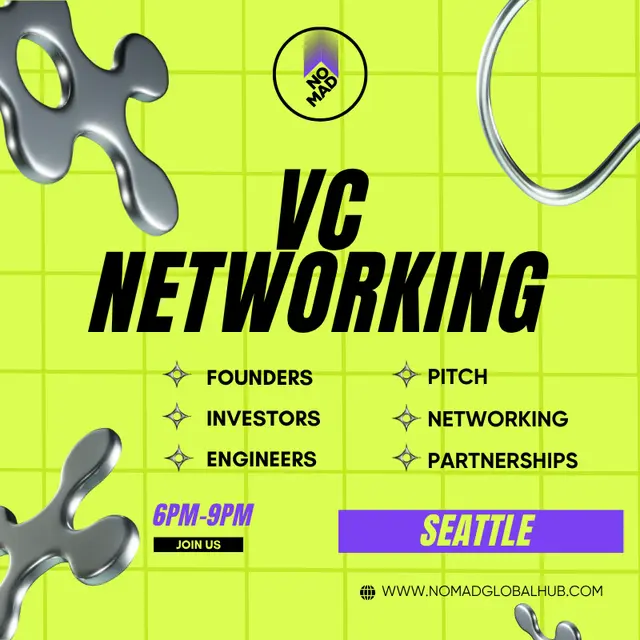 VC Networking: Pitch Day — Seattle