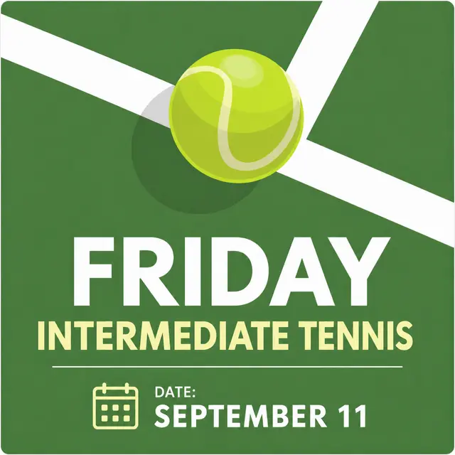 Friday night tennis (intermediate)