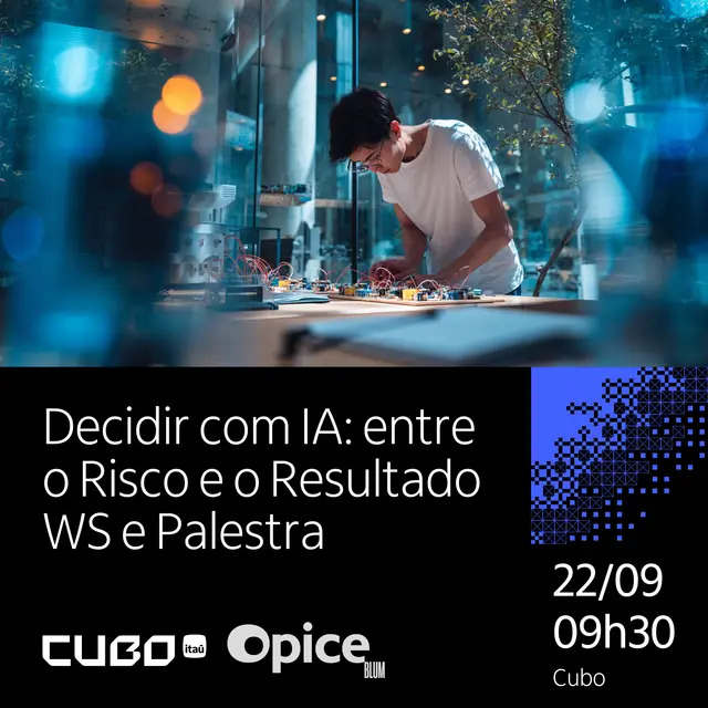 Decidir com IA: entre o Risco e o Resultado | WS e Palestra