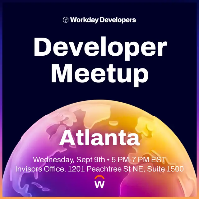 Workday Developer Meetup Atlanta