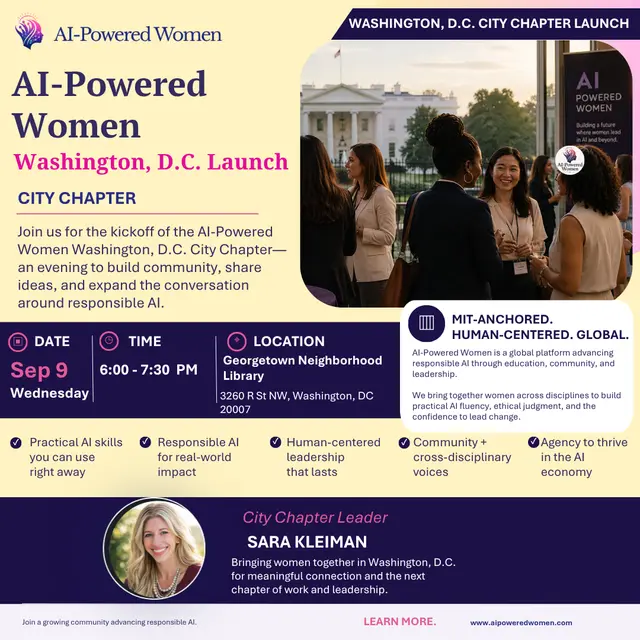 AI-Powered Women - Washington, D.C. City Chapter Launch