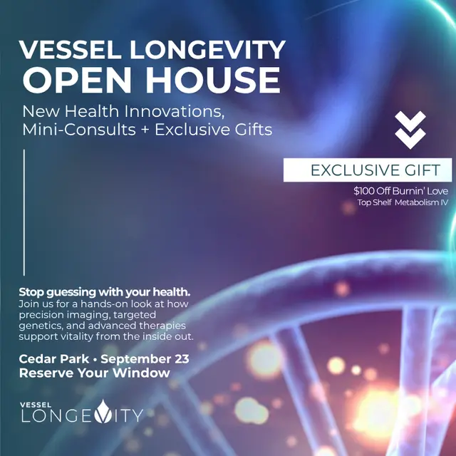 Vessel Open House: New Health Innovations, Mini-Consults + Exclusive Gifts- Cedar Park