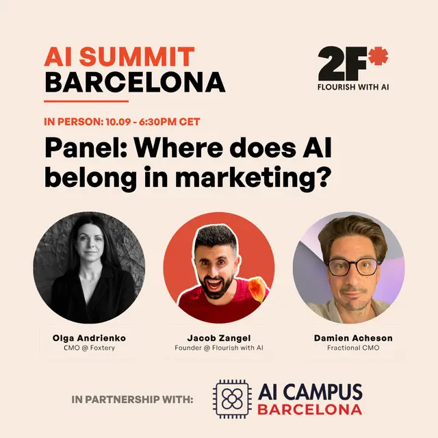 In person panel discussion: Where does AI belong in marketing?