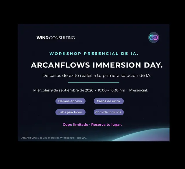 IA Real, Casos Reales: ArcanFlows Immersion Day